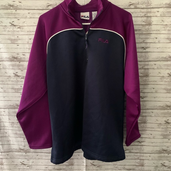 FILA 1/2 Zip Pullover Women’s Sz L - Picture 3 of 8